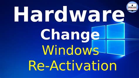 Activate windows motherboard changed